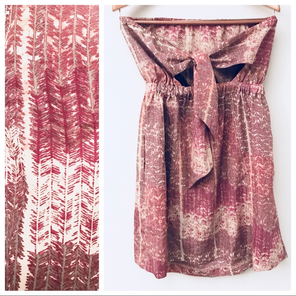 Urban Outfitters Ecoté tie-back strapless dress M